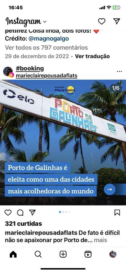 Pôrto das Galinhas Flat Oka Beach Residence Luxo מראה חיצוני תמונה